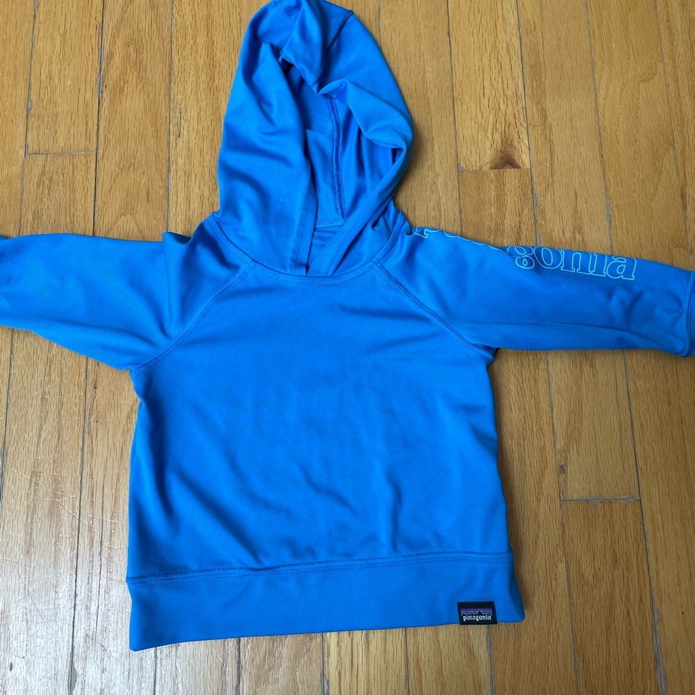 Cobalt blue Patagonia shirt 3-6mo